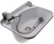 ADGO Juego de Fregadero Doméstico de Cámara Profunda con Grifo de Batería y Contenedor Dispensador de Jabón, para el Jardín, Garaje, Sótano, Baños, Taller, Fábrica Industrial, 46x36x20cm Blanco