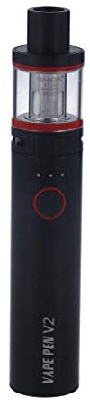 SMOK Vape Pen V2 E Zigarette mit 1600mAh, Schwarz, 3ml Tankvolumen
