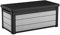 Keter K245488 Coffre d'extérieur ou Jardin avec Effet Bois, Gris, 270 L