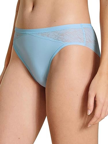 Calida Damen Eco Sense Lace Slip, Cerulean Blue, 44-46