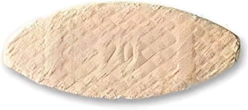 Chevilles plates en bois pour travaux manuels, lames d'assemblage - Biscuits Lamelles - Chevilles en bois de haute qualité pour le bricolage et la menuiserie (50 pièces, numéro 20)