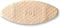 Chevilles plates en bois pour travaux manuels, lames d'assemblage - Biscuits Lamelles - Chevilles en bois de haute qualité pour le bricolage et la menuiserie (50 pièces, numéro 20)