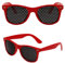 2 Stück Rasterbrille für Augentraining, Raster-Brille Augentrainer Lochbrille Raster Multidot Brillen, Lochrasterbrille Pinhole Glasses Multi Dot Brille für Sehvermögen-Verbesserung (Rot)