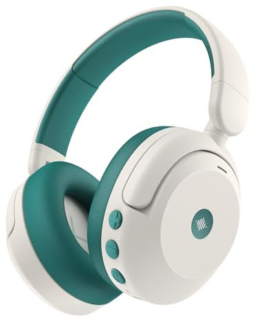 iClever Noise Cancelling Kopfhörer Kinder Bluetooth, 60H Spielzeit, 80dBA Sichere Lautstärke, Bequeme Passform, Bluetooth5.4, Preisgekrönte Kinder Kopfhörer AUX Kabel für Flugreisen