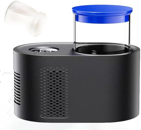 Zowdrix Joghurt-Maschine, kompakte Joghurt-Maschine, 300ML Joghurt-Maschine, automatische Kühlung und Frische, umschaltbar zwischen heiß und kalt, Beste Molkerei Joghurt für Dorm Room/RVs Black