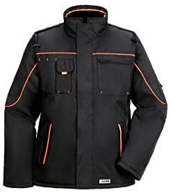 Planam 3535 Wetterjacke, schwarz/orange, XXL