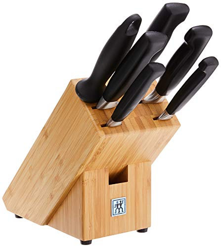 Zwilling 35068-003-0 Four Star Bloc Couteau Acier Inoxydable Argent/Noir 48 x 38 x 28 cm 7 Pièces