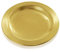 Glasuntersetzer, Getränkeuntersetzer Gold, Aussen D 11cm, Innen D 8cm, satiniert, Messing
