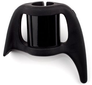 Design Stockhalter INGRID Edelstahl, patentierter Stockhalter, universelle Größe (18-22mm), Weichgummi