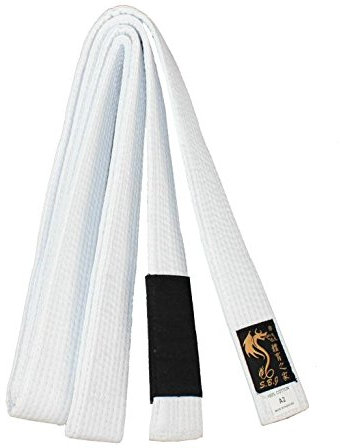 S.B.J - Sportland BJJ Gürtel weiß, A4, 320 cm