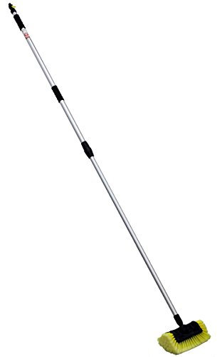 GT Market Balai Brosse de Lavage télescopique avec raccord Tuyau - Longueur 2.50 mètres