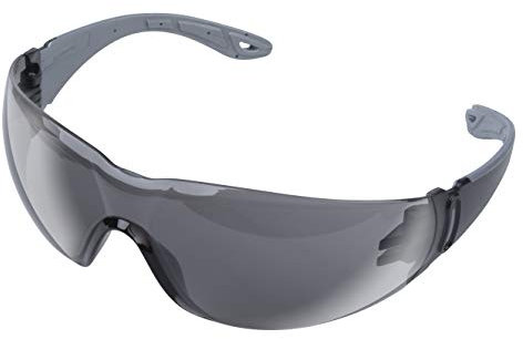 wolfcraft Schutzbrille „Profi“ mit Bügeln I 4905000 I moderne Schutzbrille mit UV-Schutz