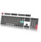 HK Gaming Custom Keycaps | Dye Sublimation PBT Keycap Set for Mechanical Keyboard | 139 Keys | Cherry Profile | ANSI US-Layout | Compatible with Cherry MX, Gateron, Kailh, Outemu | Stealth Dolch