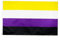 LAVALINK Non-Binary Flags Rainbows Homosexuell Pride Banner Doppelt Vernähte Gender Queer Gender Identity-flaggen Mit Messingösen