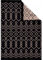 Fashion4Home Teppich Läufer - Tepiche für Wohnzimmer, Schlafzimmer, Küche, Kinderzimmer, Badezimmer - Boho Kelim - Läufer Flur, Schwarz-Beige, Größe: 80x150 cm