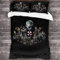 NICHIYOBI Resident Evil Bettbezug Bettwäsche Set - Bettbezug und Kissenbezug,Mikrofaser,3D Digital Print dreiteiliger Bettwäsche (10,Double 200x200cm)