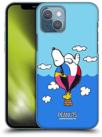 Head Case Designs Offizielle Zugelassen Peanuts Snoopy & Woodstock Ballon Halbzeiten Und Gelächter Harte Rueckseiten Handyhülle Hülle Huelle kompatibel mit Apple iPhone 13