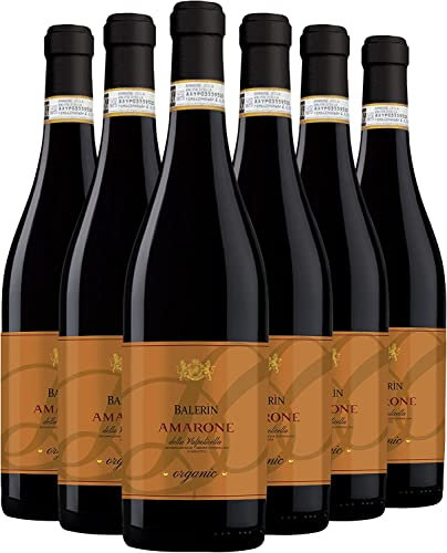 Balerìn Amarone della Valpolicella 2016-92 punti James Suckling - Vino Veneto Rosso Biologico - DOCG - 0.75L (6 Bottiglie)