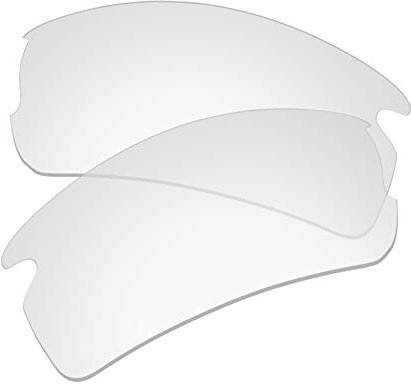 EZReplace Lenses Replacement for Oakley Flak 2.0 OO9295 Sunglasses (Non-Polarized Lenses) - Fits Oakley Flak 2.0 Frame (Crystal Clear)
