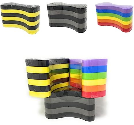 AQASKIN Freeflow Pullbuoy - Entrenamiento en Piscina para piernas y Parte Superior del Cuerpo - para niños y Adultos - Unisex (Gris / Negro)