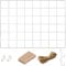 ODOXIA Juego de 1 Panel de Rejilla Decoracion Pared | Decoración para Colgar en Casa, Oficina y Cocina | Organizador de Malla y Marco para Fotos | Tablón de Anuncios de Alambre | Metálico