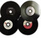 Nach Wunsch Bedruckte Schwarze Vinyl CD-R 80min/700 MB - Farbiger UV-Druck Wisch- und Kratzfest auf Weißer Druckoberfläche - Vinyl Schallplatten-Design Optik - 50 Stück
