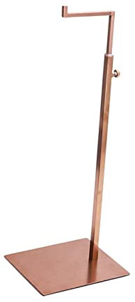 Folpus Présentoir de Sac à Main, Support de Sac à Main de Portefeuille Sacs à Bandoulière Crochet Suspendu Affichant Crochet de Table Simple CR, Dessin d'or Rose