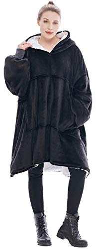 Übergroße Hoodie Sweatshirt, Original Decke Sweatshirt, super weiche gemütliche warme komfortable Riesen-Hoodie, Geeignet Kapuzenpullover für Erwachsene, Männer, Frauen, Jugendliche