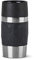 Tefal Thermobecher, 0,3 l, doppelwandig, hält heiße Getränke 3h, kühl 6h, Edelstahl, Silikonbeschichtung, Travel Mug Compact N2160110