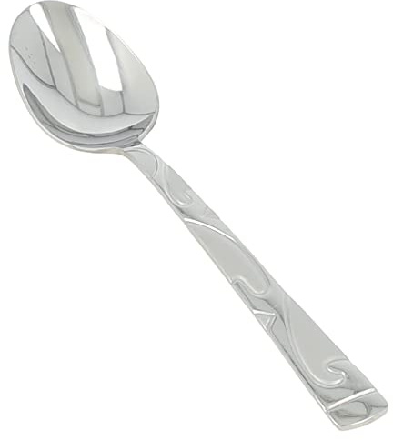 6x AL-5003 Kaffeelöffel Besteck Menübesteck Löffel Edelstahl Löffel Silber Glänzend mit Gravur
