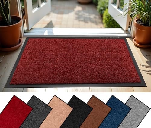 BLADO Door Mats Indoor & Outdoor - Non Slip Heavy Duty Rubber Back Door Mat Washable Dirt Trapper for Entrance, Kitchen Offices Floor Mat