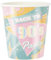 Party Pro 91390G, Sachet de 8 Gobelets années 90