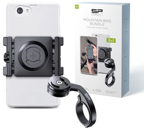 SP CONNECT Mountain Bike Bundle Universal Clamp | SPC+ | handyhalterung Fahrrad | MTB | Mountainbike | handyhalterung Fahrrad Lenker