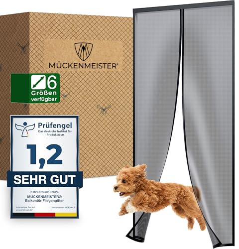 MÜCKENMEISTER Moustiquaire magnétique pour balcon (100 x 220 cm)