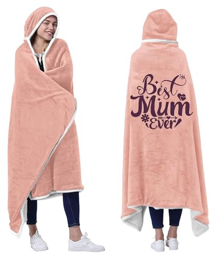 ZQYMM Geschenke für Freundin vom Freund - Hoodie Decke Frauen Geburtstagsgeschenke, Romantischer Jahrestag, Freundin, Übergroße Hoodie Decke Personalisiertes Geschenk für
