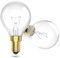 Bonlux Lampadina Forno E14, Lampadina Forno 40W 300 Gradi, Lampadina per Lampada di Sale Dimmerabile Bianca Calda 2700K 300LM G45 Lampadina per Forno Microonde Piccolo Lampada da Tavolo 2 Pezzi