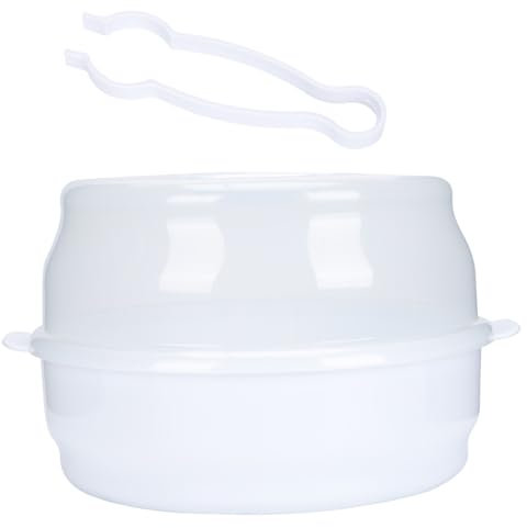 TOYANDONA 3 Stück Babyflaschen Sterilisator Box Tragbarer Geschirrhalter Mikrowellen Babyflaschenhalter Flaschentrockner Halter Babyprodukte Abs Fütterungszubehör Weiß