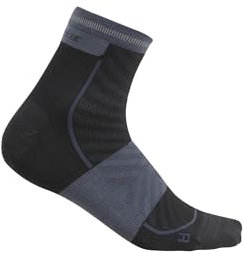 Icebreaker Herren Merino Run+ Ultralight Mini, Schwarz / Graphitgrau, X-Large