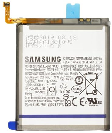 Generic Original Battery EB-BN970ABU Compatible for Samsung Galaxy Note 10 (SM-N970)/(3500 mAh Capacity)/New Fabrication/Original Accessory/Service Pack