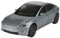 Druckgussfahrzeuge Motorfahrzeuge 1:24 for Tesla Model 3 Druckguss-Legierung Automodell Simulation Reibungskraft Modellauto-Sammlung Fertiges Modellauto(Size:Chrome)