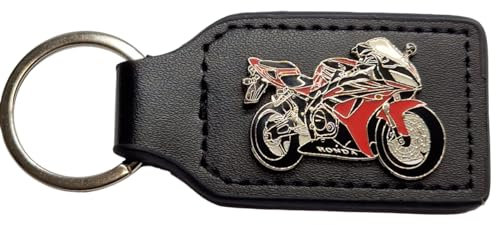 Lenimia MOTORRAD-SCHLÜSSELANHÄNGER für Hon CBR-1000RR, CBR-1000, CBR1000-RR, Fireblade-1000, CBR-Fireblade, SC-57, keychain keyring Ersatzschlüssel Motorrad-Schlüssel, Schlüssel-Anhänger