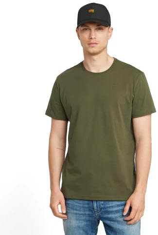G-Star Men's Base-S T-Shirt, Green (shadow olive D16411-336-B230), S