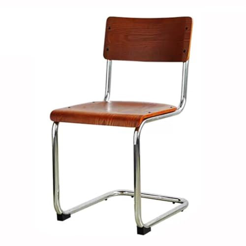 Gebogenes Holz Esszimmerstuhl Mitte Des Jahrhunderts Modern Esszimmerstühle Mit Nussbaum Maserung Zurück Esche Bogen Stühle Für Das Esszimmer Satz Von 1/ 2, Karierte Weiche Po(Size:1pcs,Color:Walnuss)