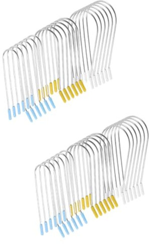 Mikinona 2sets Hot Roller Clips Replacement Set U-shaped Hair Volume Rollers for Hair Volume 24pcs*2