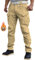 WINKEEY Pantalon de Travail Homme Pantalon Tactique Doublé en Polaire Softshell Imperméable Coupe-Vent, Kaki Polaire XXL