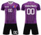 Maillot de Foot Personnalisable Tenue Sport Maillot Equipe de France Football 2025 Enfant Homme Personnalisé avec Nom Numéro L'équipe Le Logo Tshirt Foot France Tee Shirt Personnalisé(#02)