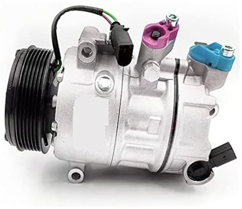 Compresor de aire acondicionado compatible con VW Jetta Passat 2013 2014 2015 2016 2017 2018 1K0820808H 1697 1697A