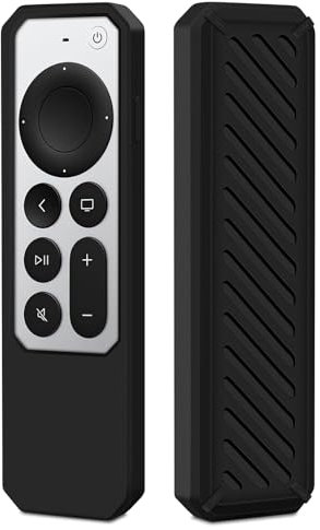 Silicone Remote Case for Apple Siri TV 4K / HD Remote 3rd Gen 2022 / 2nd Gen 2021, Lightweight Shockproof Remote Protective Cover, Slim Remote Control Cover for Apple TV 4K