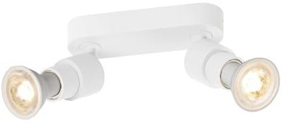 SLV PURI 2.0 Basic, Wand- und Deckenaufbauleuchte, 2 x max. 6 W GU10, weiß