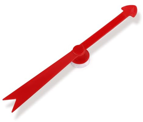 Large Arrow Spinner, Game Spinners for Classroom with Suction Cup Teaching Tools for Classroom Activities Game Board Spinner Arrow for Home School (Red)